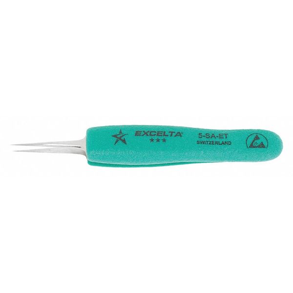 Tweezer, Very Fine, 4-3/4 in. L, SS
