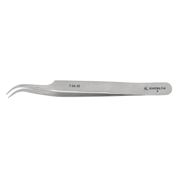 Tweezer, Curved Fine, 4-1/2 in. L, SS