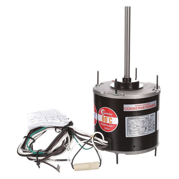 Condenser Fan Motor, 1/3 to 1/8 HP, 825rpm