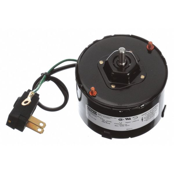 HVAC Motor, TEAO, 1/100 HP, 1550 rpm, Sleeve