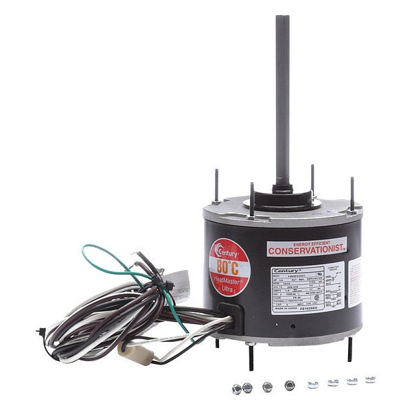 Condenser Fan Motor, 1/4 HP, 1075 rpm, 1.9