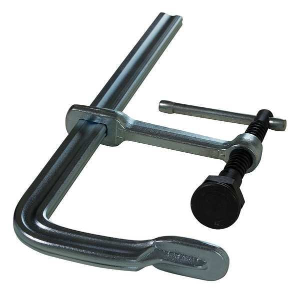 12 in Bar Clamp Steel Handle and 4 3/4 in Throat Depth