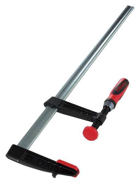 24 in Bar Clamp Composite Plastic Handle and 4 in Throat Depth