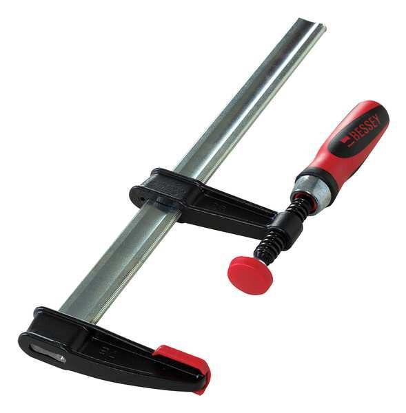 12 in Bar Clamp Composite Plastic Handle and 2 1/2 in Throat Depth