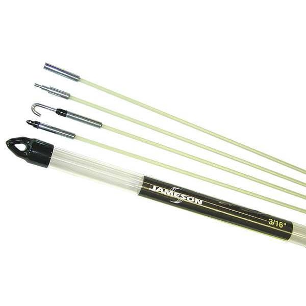 Glow Rod Kit with 20 Feet of Fiberglass Fish Rod