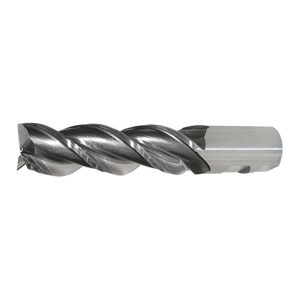 3-Flute PM+â¢ HSS-E Square CC Single High-Helix End Mill Cleveland PM-539R-TC TiCN 3/8x3/8x3/4x2-1/2