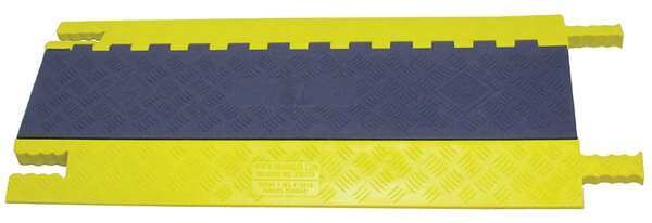 Cable Protector, Hinged, 5 Channels, 3 ft.