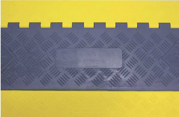 Cable Protector, Hinged, 5 Channels, 3 ft.