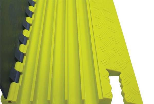 Cable Protector, Hinged, 5 Channels, 3 ft.