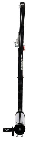 Davit Crane, 47 in Reach, 0 in to 84 in Lift Range, Black