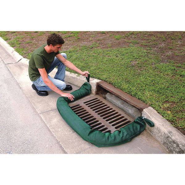 Filter Sock, 4 In. H, 108 In. L, Green