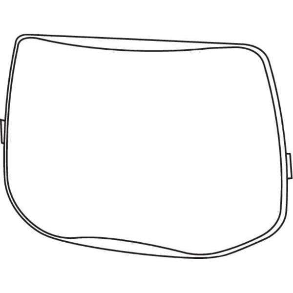 Outside Protec Plate, 4x6In, Clr, PK10