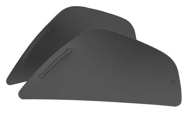 Side Windows Coverplate, Nyl, Blk, PK2