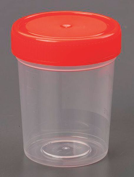 Specimen Container, w/ Lid, 4 Oz, PK280
