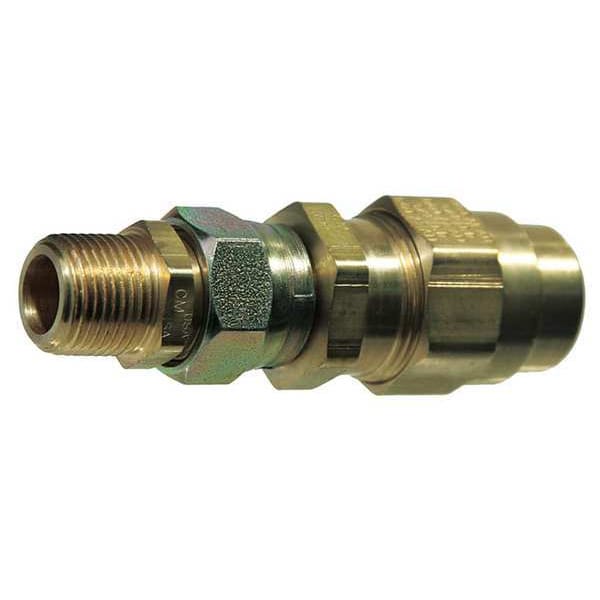 Air Brake Fitting, Brass, 3/8In Pipe