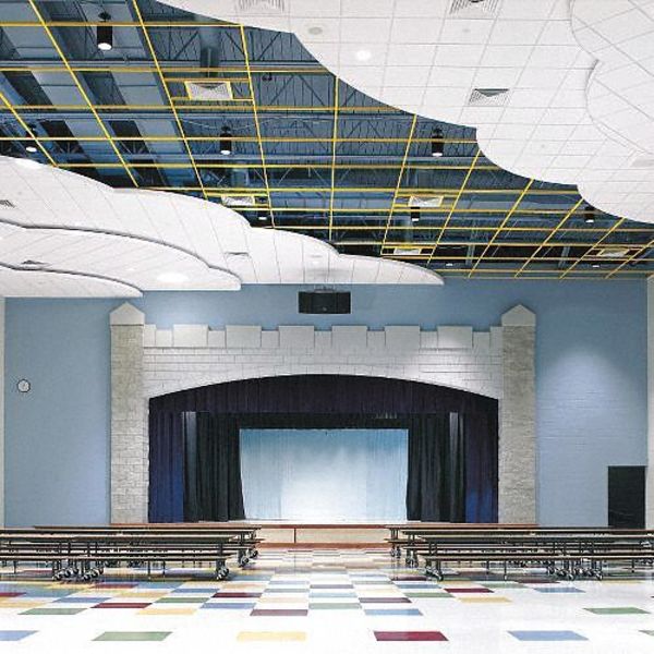 Fine Fissured Ceiling Tile, 24 in W x 24 in L, 16 PK