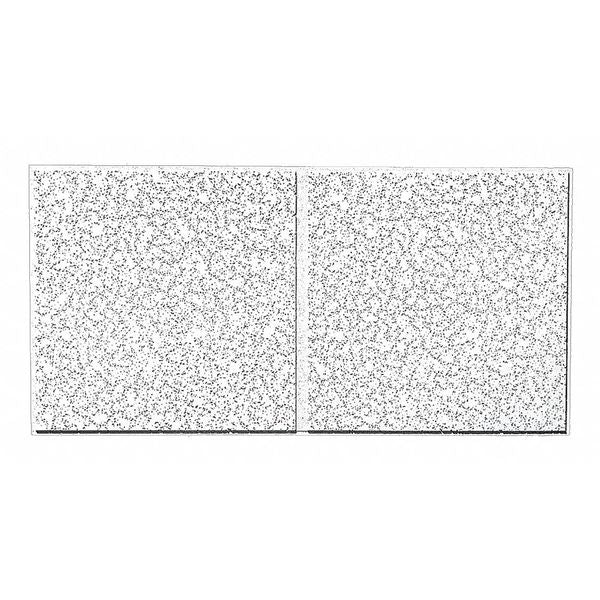 Cortega Ceiling Tile, 24 in W x 48 in L, 10 PK