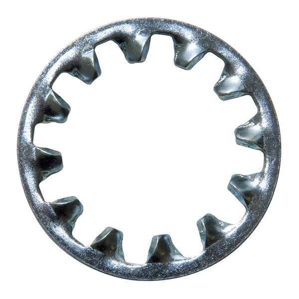 Internal Tooth Lock Washer, Steel, Zinc