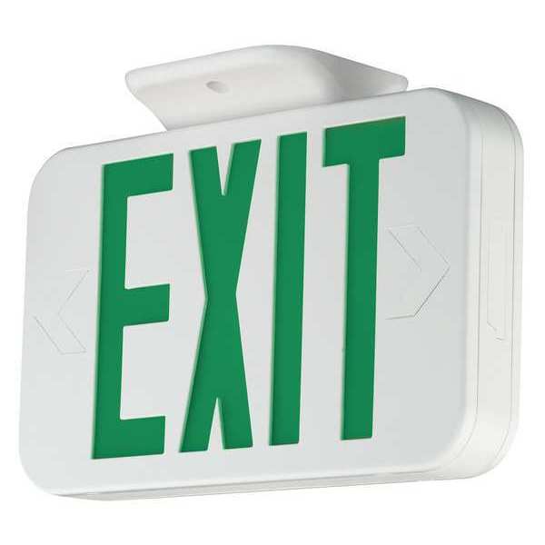 Exit Sign, LED, Battry, Self-Diagnostic, Grn