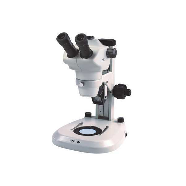 Trinocular Microscope, 0.8X to 5X, 10in.W