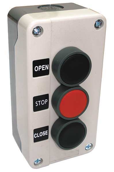 Push Buttn Cntrl Station, Open/Stop/Close