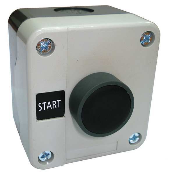 Push Buttn Cntrol Station, 1NO, Start, 22mm