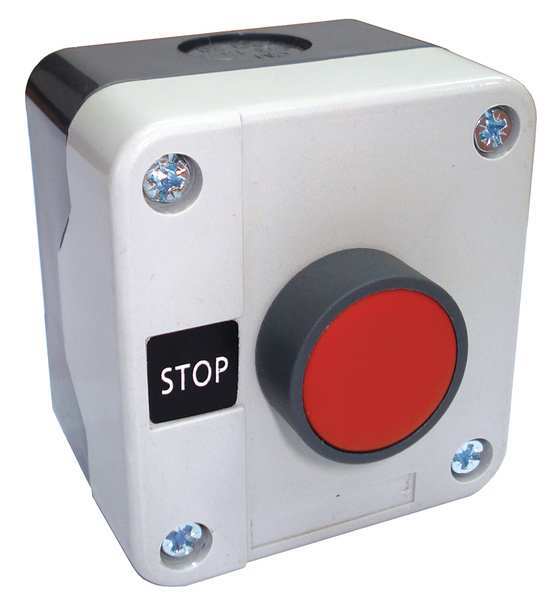 Push Button Cntrol Station, 1NC, Stop, 22mm