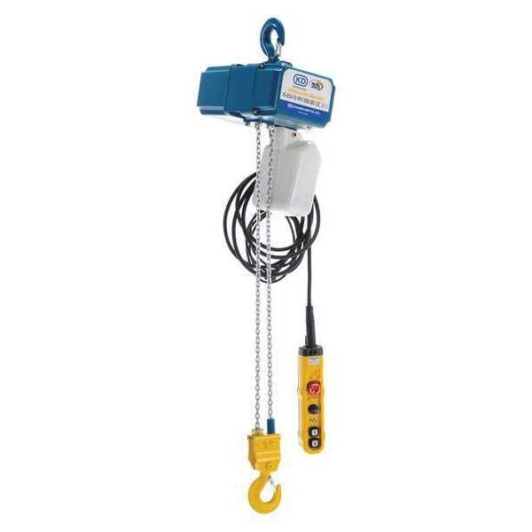 Electric Chain Hoist, 1000 lb., 220V