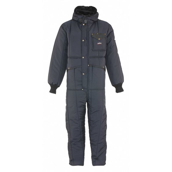 Coverall Suit With Hood Navy 3Xl