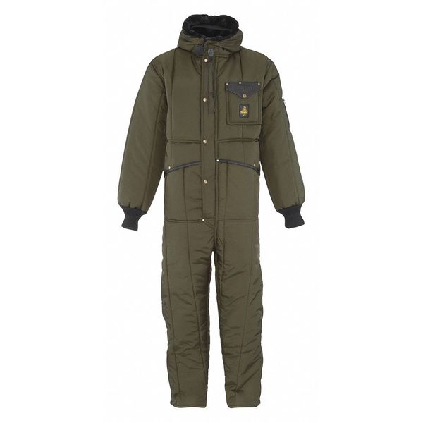 Coverall Suit With Hood Sage Large
