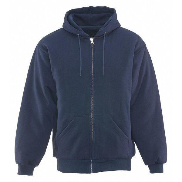 Sweatshirt Insulated Quilted Navy Xl