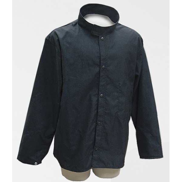 Flame Resistant Jacket, Navy, Carbon Aramid Blend, M
