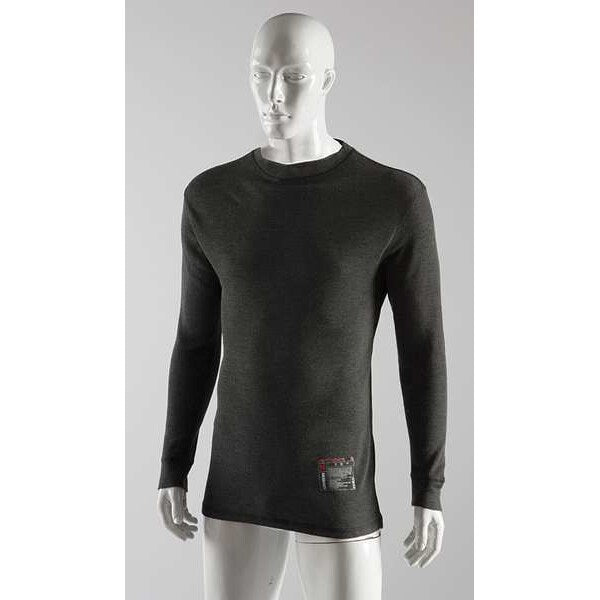 FR Base Layer Crewneck Shirt, 3XL, Gray