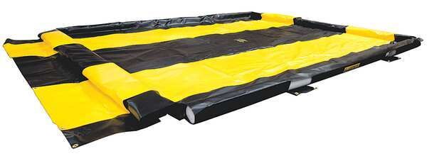 Washdown QuickBerm(R), 250 gal Spill Capacity, Vinyl Coated Fabric