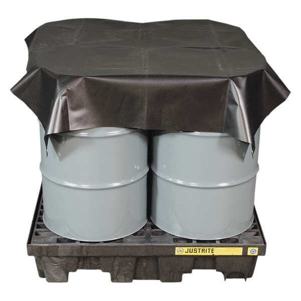 Containment Tarp, 120in L x 120in W, Black