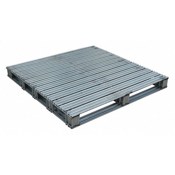 Steel Pallet, 48 in L, 48 in W, 4.75 H