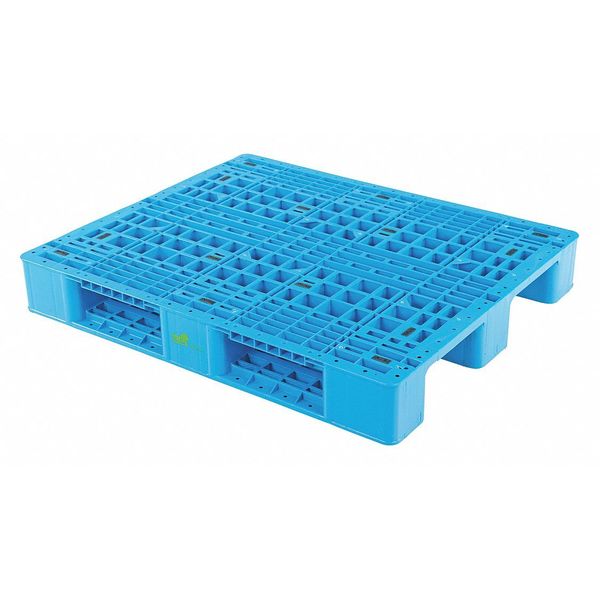 High Density Polyethylene (HDPE) Rackable Pallet, 39.25 in L, 47.25 in W, 6 H
