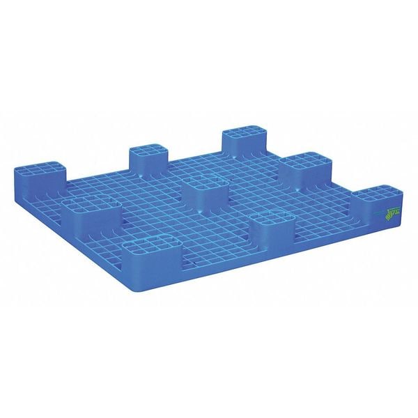 High Density Polyethylene (HDPE) Pallet, 39 in L, 46.875 in W, 5.5 H