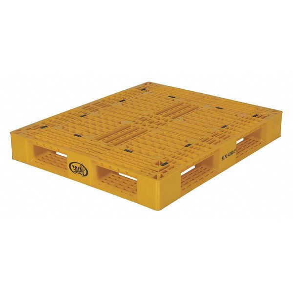High Density Polyethylene (HDPE) Pallet, 47.375 in L, 39.5 in W, 6 H
