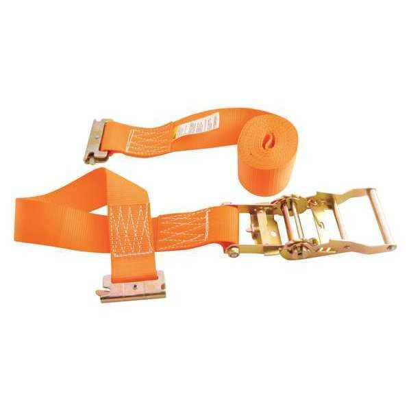 Ratcheting Cargo Strap With E-Clip