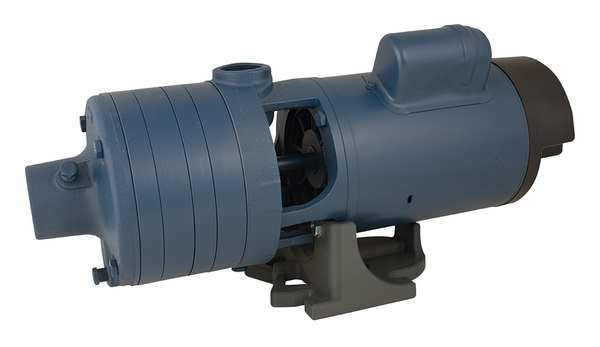 Booster Pump, 1 hp, 208 to 240/480V AC, 3 Phase, 1-1/2 in NPT Inlet Size, 2 Stage