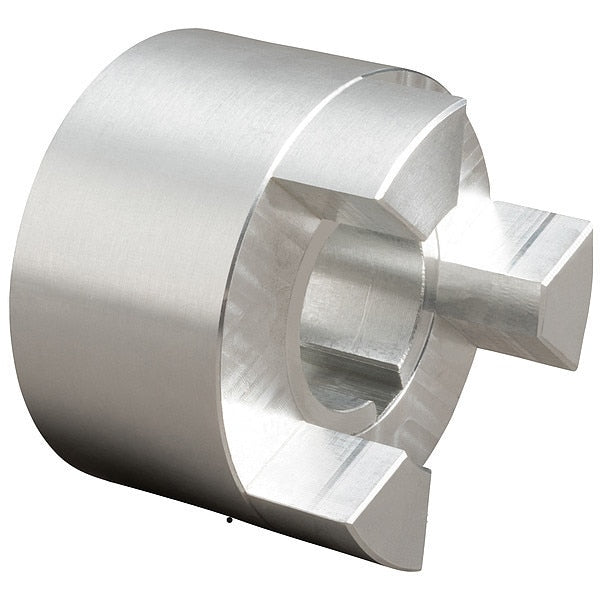 L-Jaw Coupling Hub, AL075, Aluminum, 1/2
