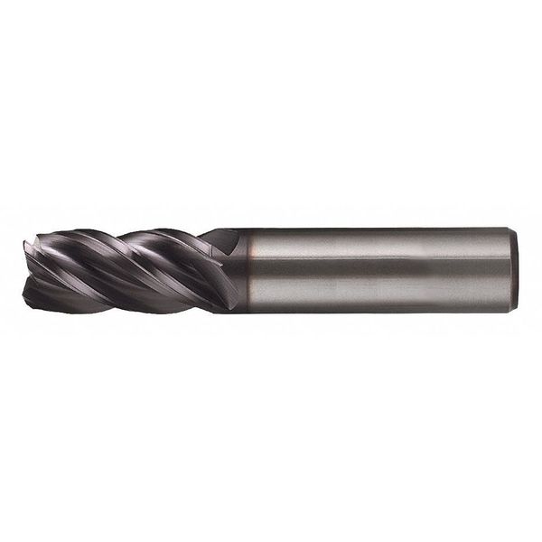 4-Flute Carbide HP VI Crn Rad Single EndMill Cleveland CEM-V-4R Bright 5/16x5/16x13/16x2-1/2x0.02CR