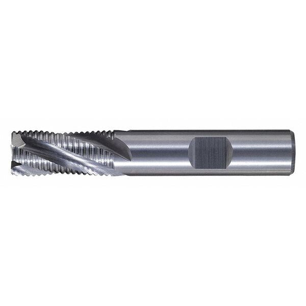 4-Flute Carbide HP Square Single Roughing End Mill CTD CEM-RS Bright 1/4x1/4x1/4x2