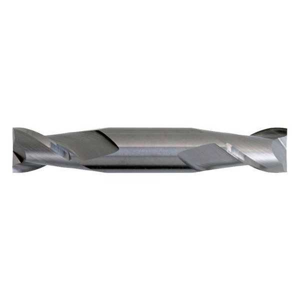 2-Flute Carbide Square Double-End GP End Mill Cleveland CEM-DE-2 Bright 1/2