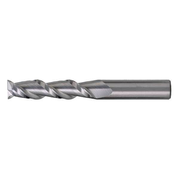 2-Flute Carbide Square Single-End HP End Mill for Alum CTD CEM-AM2 Bright 5/16x5/16x2-1/8x4