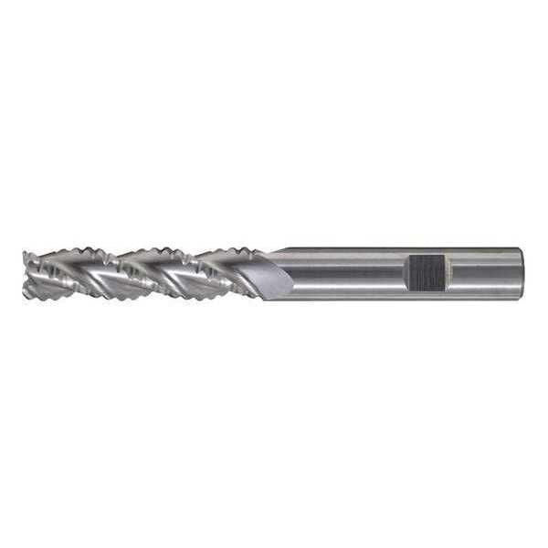 3-Flute Carbide HP Square Single Roughing End Mill CTD CEM-RA-TC TiCN 1/2x1/2x1x3
