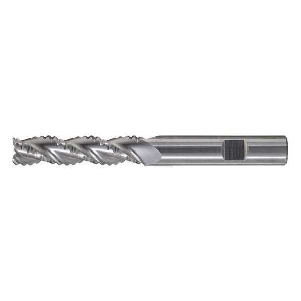 3-Flute Carbide HP Square Single Roughing End Mill CTD CEM-RA Bright 1x1x2-1/4x5