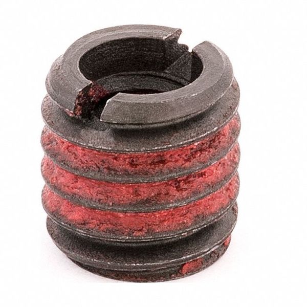 Heavy Wall Self Locking Thread Insert, #10-32 Int Thrd Sz, Steel, 10 PK
