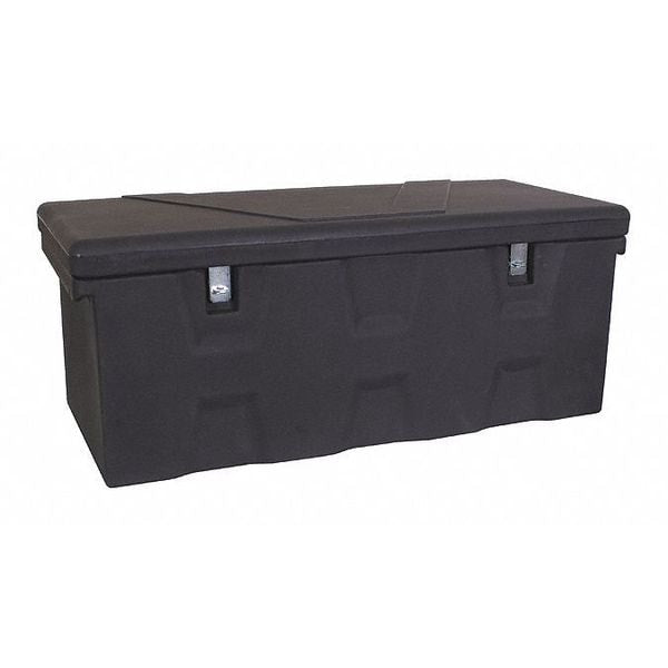Black Poly All Purpose Chest W/ Zinc Hasp, 17.5